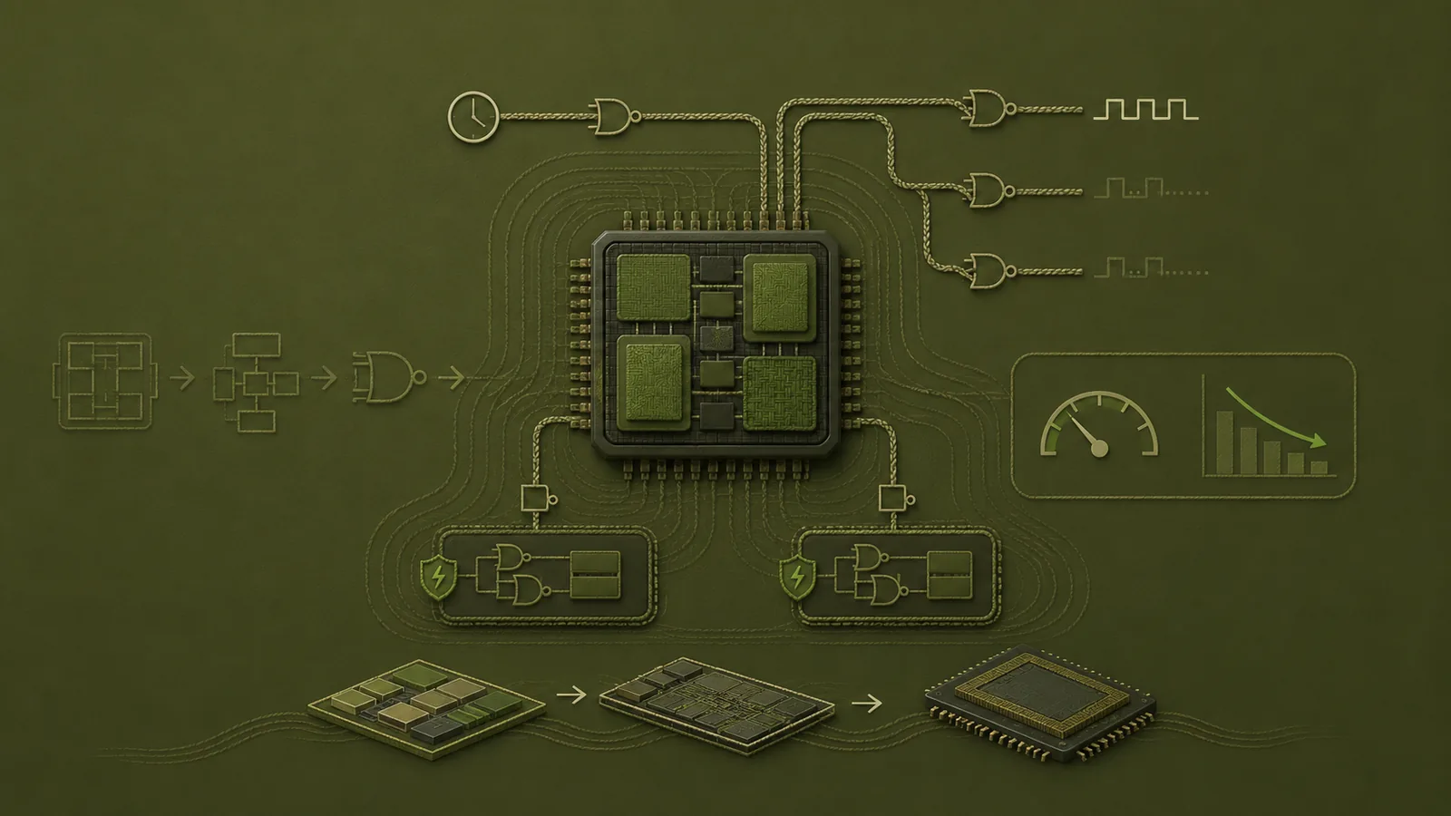 Power Reduction in CMOS Circuits
